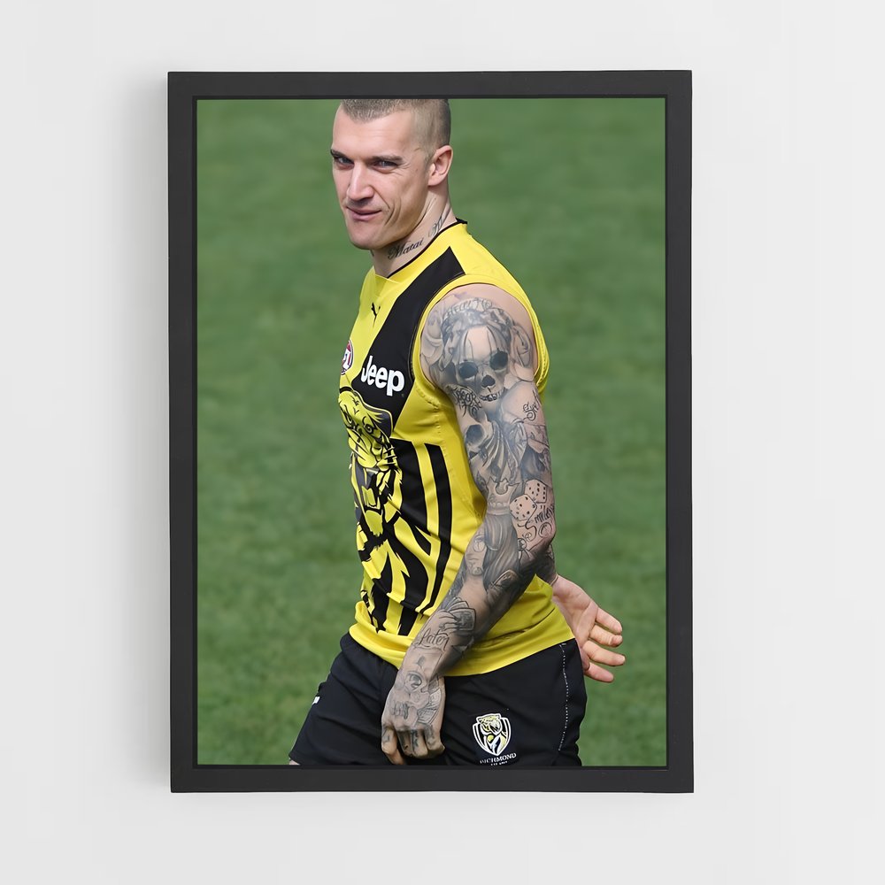 Poster Dustin martin australien – affiche Football australien (vue 2)